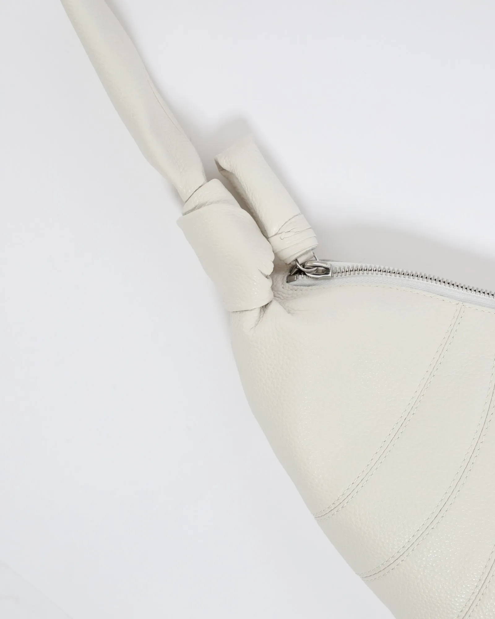 Small Soft Grain Croissant Bag