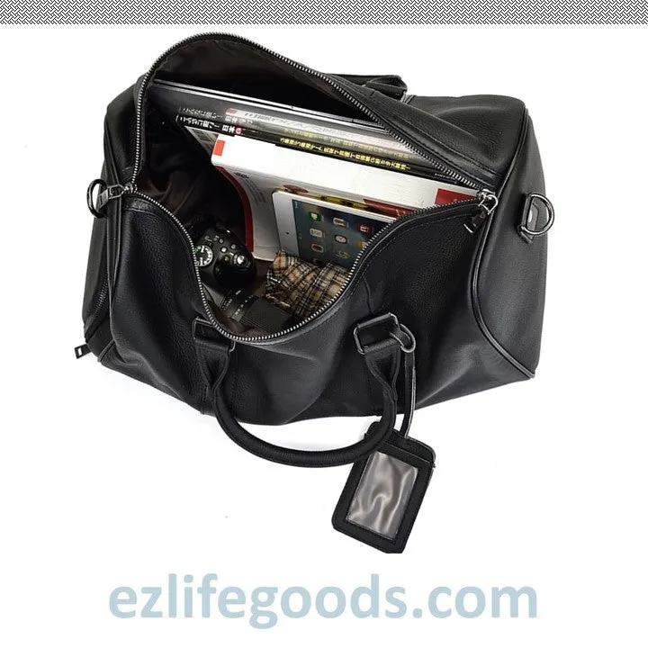 Soft Genuine Cowhide Leather Travel Bag 45 cm