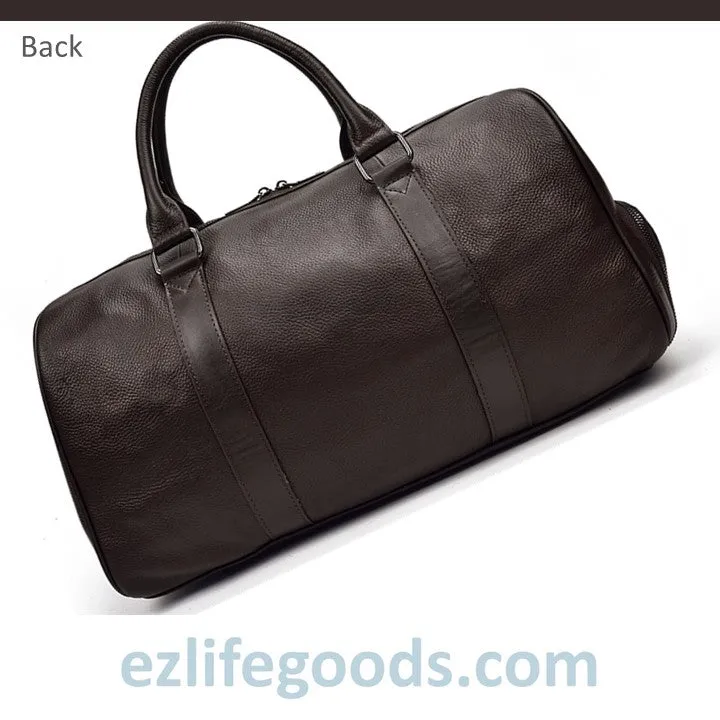 Soft Genuine Cowhide Leather Travel Bag 45 cm