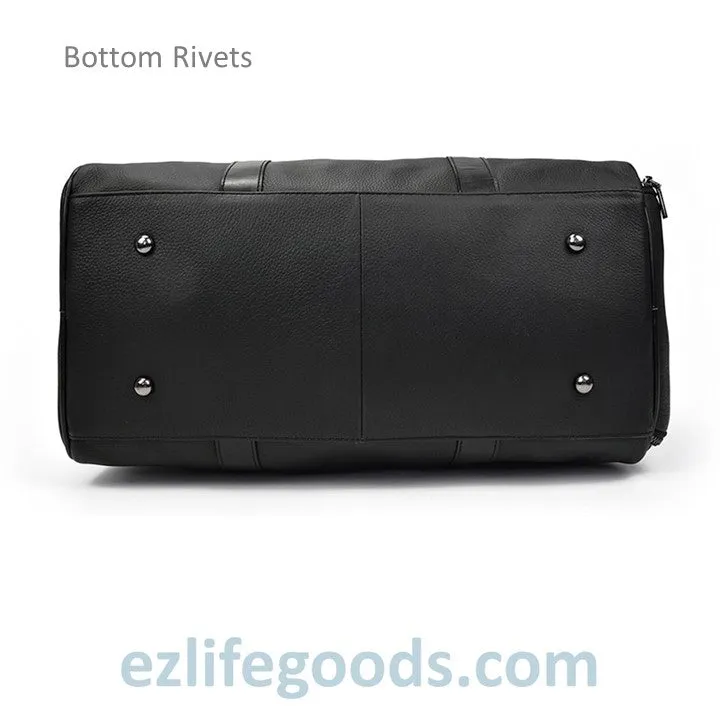 Soft Genuine Cowhide Leather Travel Bag 45 cm