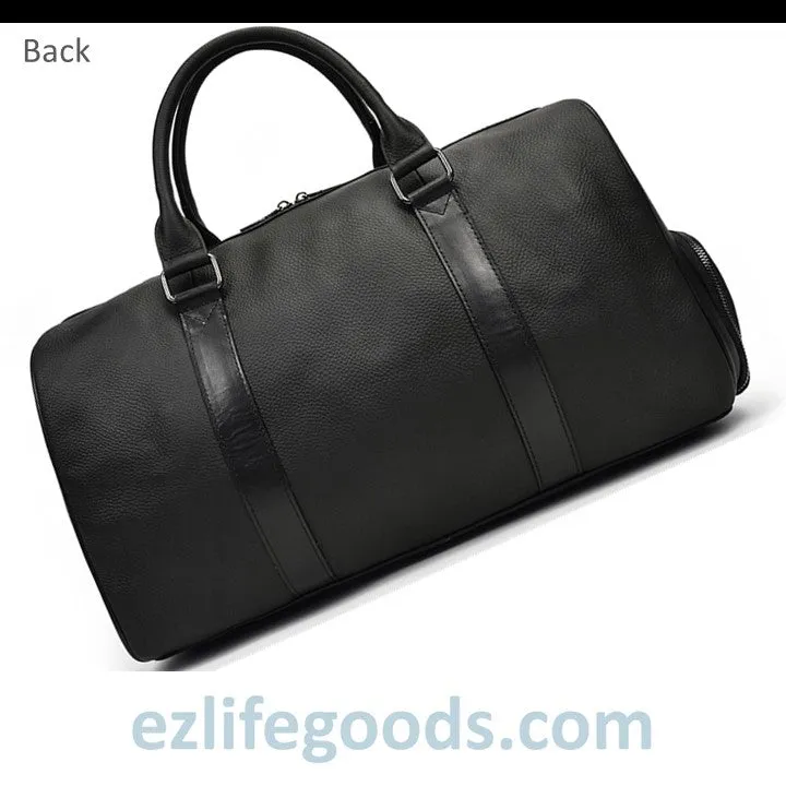 Soft Genuine Cowhide Leather Travel Bag 45 cm