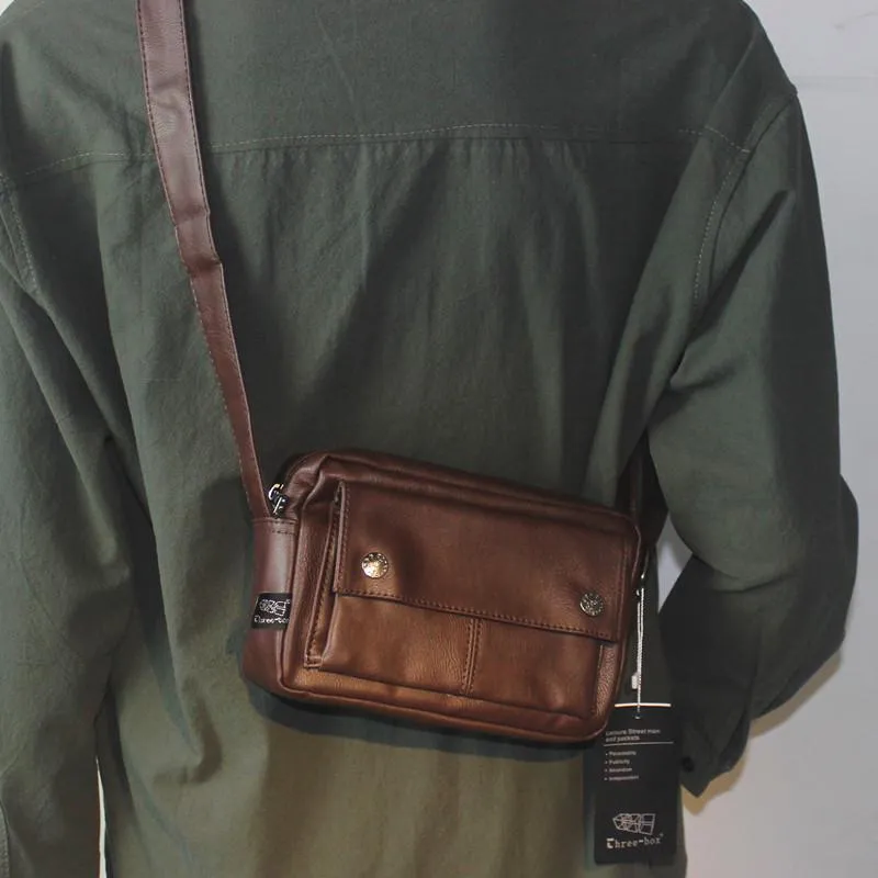 Soft Leather Messenger Bag