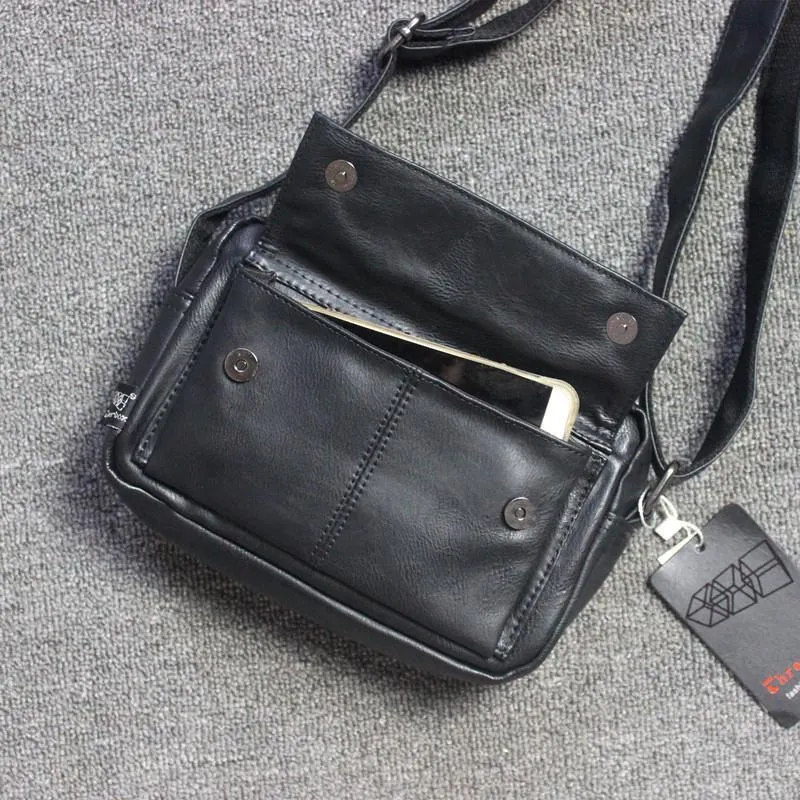 Soft Leather Messenger Bag