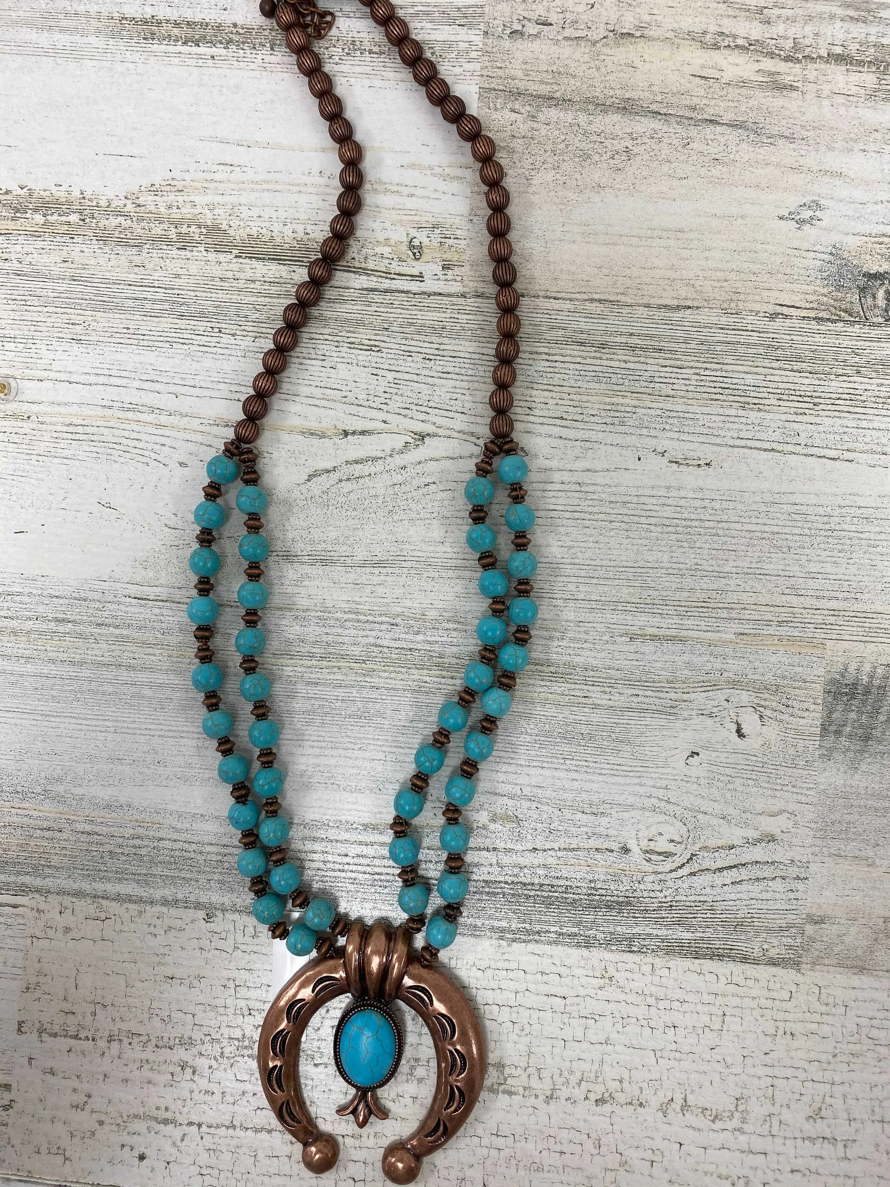 Squash Blossom Horseshoe Flower Necklaces Southern Western Vintage Statement Pieces