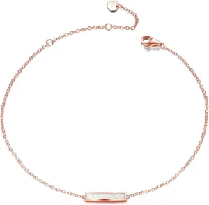 Sterling Silver Created Opal Anklets Dainty Foot Ankle Bracelets for Women
