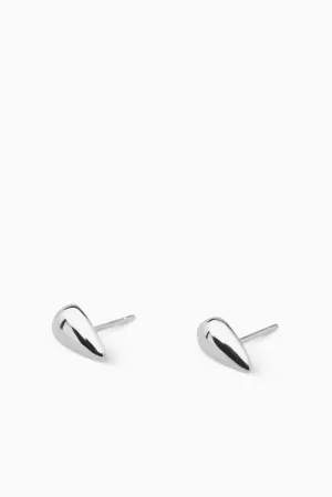 Tear Drop Studs | Silver