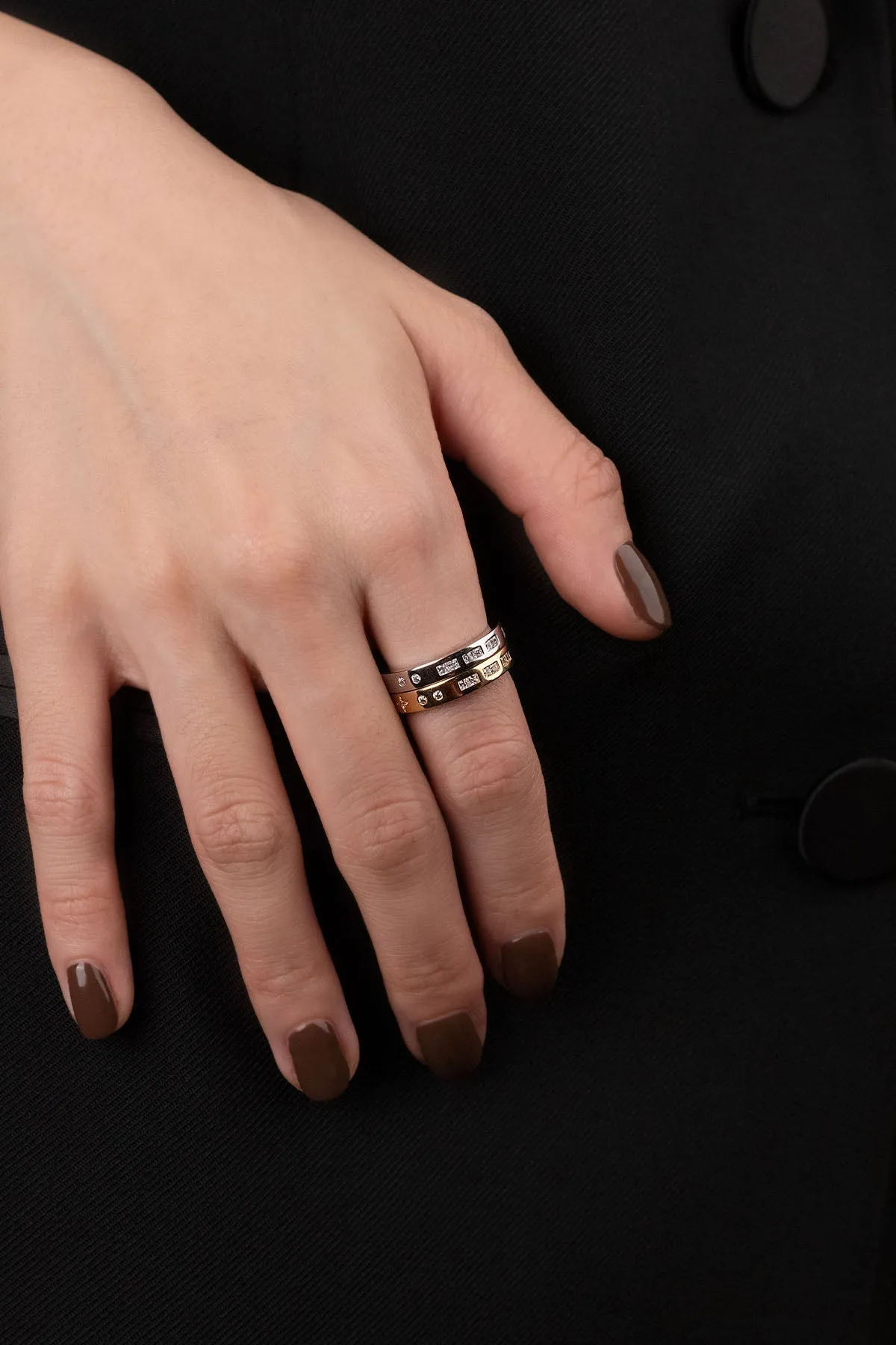 TOI MOI Morse Code Ring