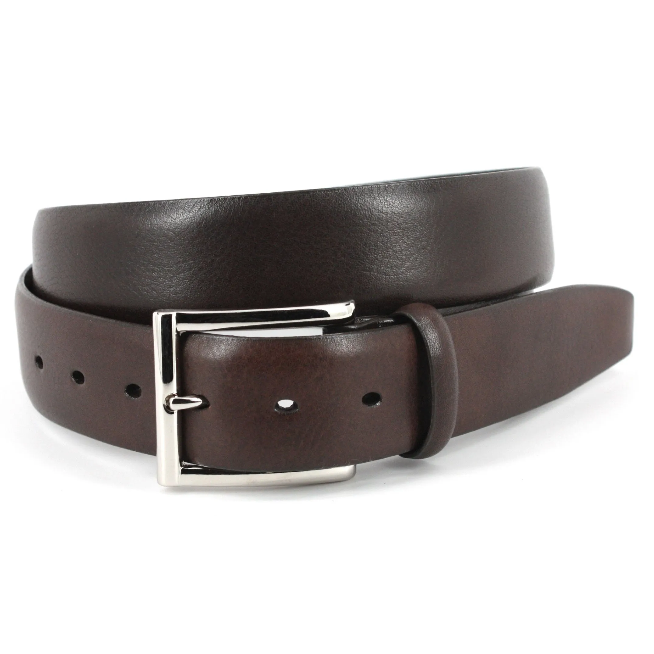 Torino Italian Glazed Milled Calfskin Belt