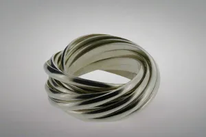 Twelve Band Sterling Silver Russian Wedding Ring
