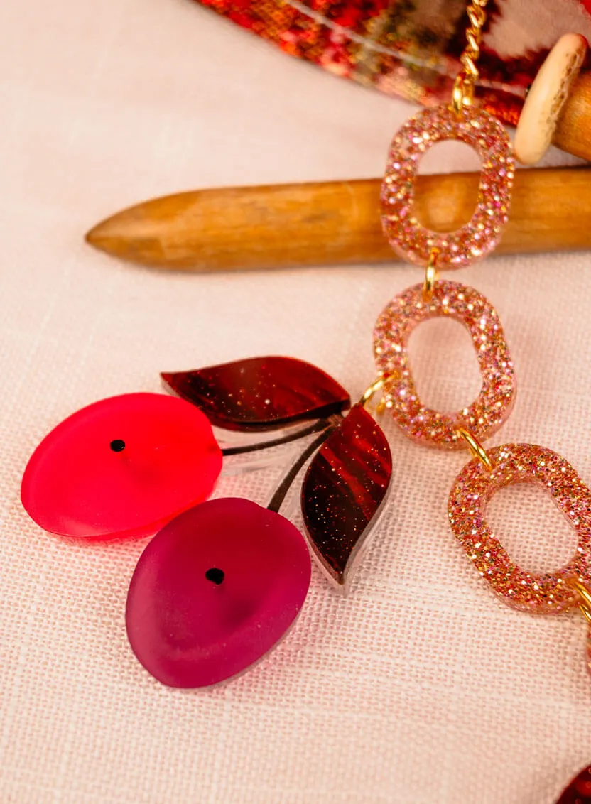 Victoria Plum Statement Necklace