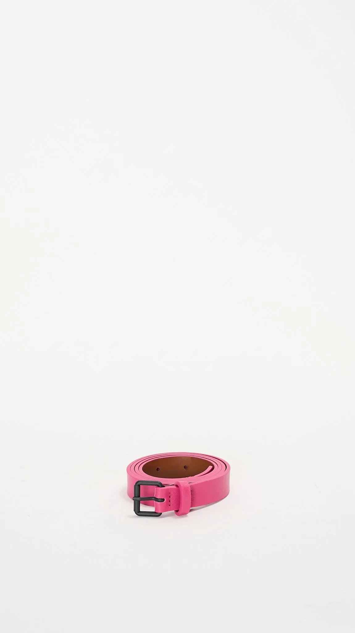 Vienna Belt in Fuchsia Leather