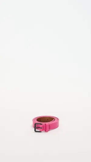 Vienna Belt in Fuchsia Leather