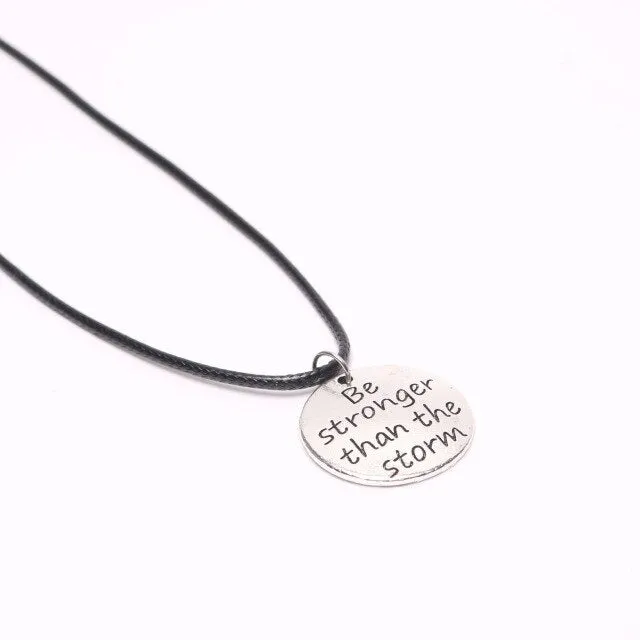 Vintage Silver Metal Wild Free Letters Round Pendant Choker Necklace For Women Men Silver Necklace Trendy Jewelry Bijoux
