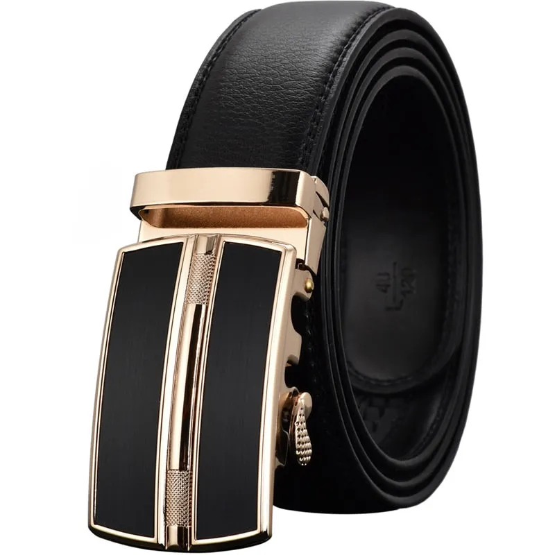 West Louis Luxury Brand High Quality Genuine Leather Strap Belt