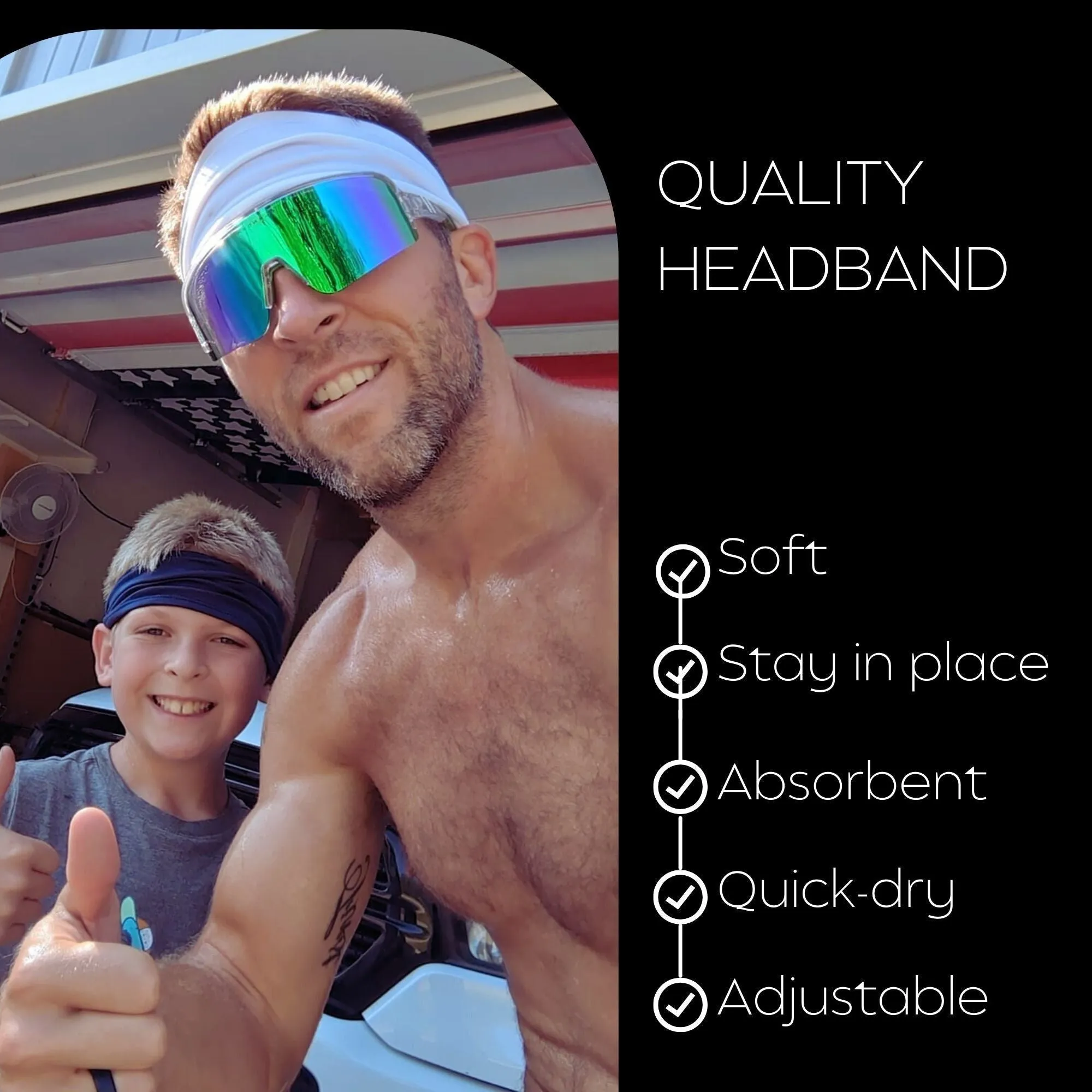 Yellow Performance Headband